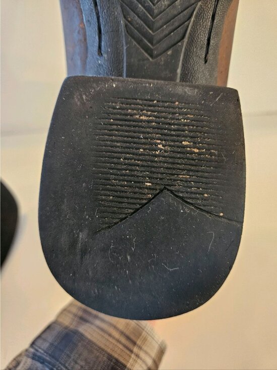 9.5D Ariat Brown Mens Leather Cowboy Boots Western Square Toe Style 10010963 - Picture 12 of 13